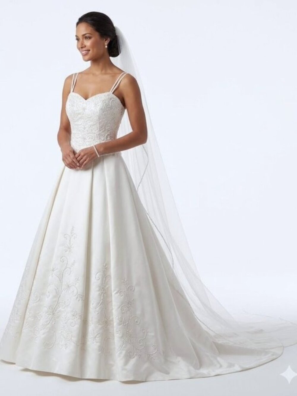 Del Monet Corset Back Ball Gown Style Wedding Dress- Sz. 4